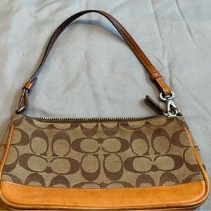 Coach Brown Signature Shoulder Bag
